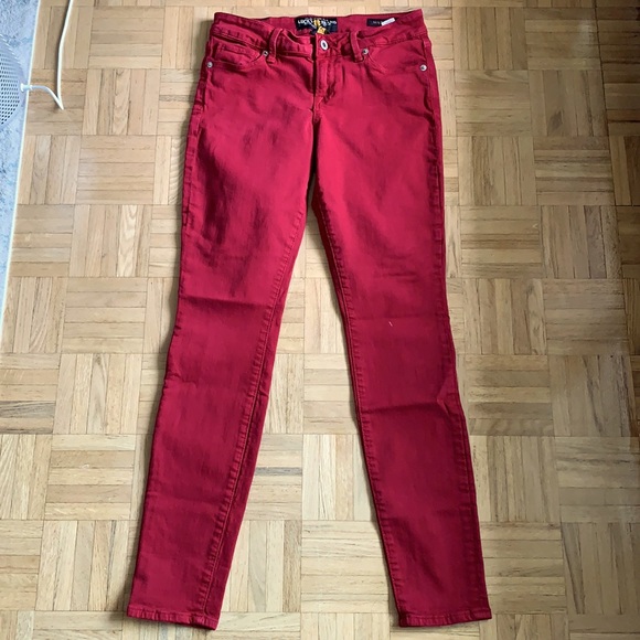 Lucky Brand Red Jeans - Picture 1 of 4